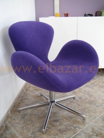 Silla estilo Swan de Arne Jacobsen