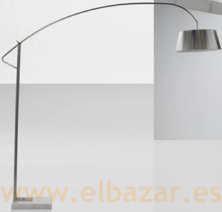 Lámpara Lined Arc metal extensible