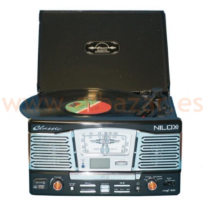 Tocadiscos Plato Giradiscos Grabador a MP3 por USB/SD