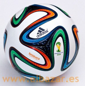 flaco Plata Intuición Adidas Brazuca balón oficial del mundial Brasil 2014 - El Bazar