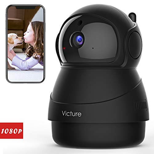 Cámara IP WiFi Victure 1080P con Visión Nocturna compatible con iOS/Android